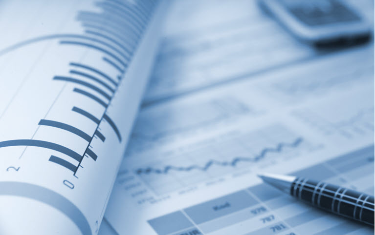 A financial journal showing portfolio management analysis.