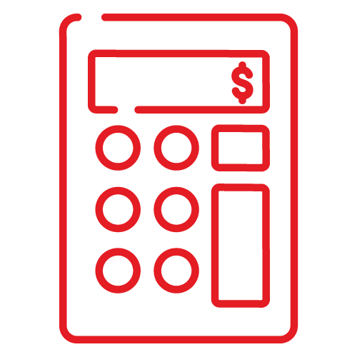 Image of a calculator.