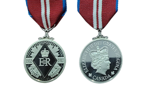 Image of the Queen Elizabeth II Diamond Jubilee Medal