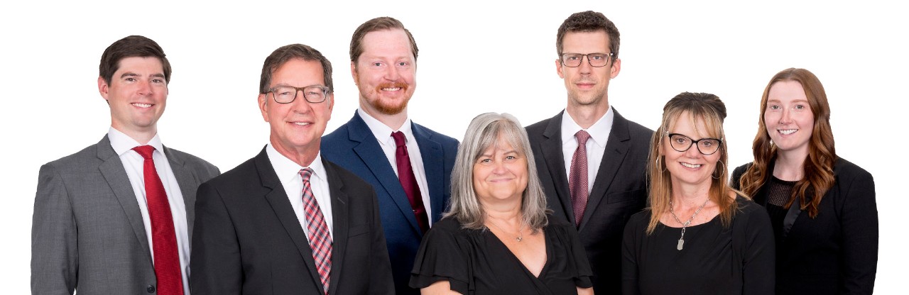 Christianson Wealth Advisors from left to right: Paul, David, Eric, Karen, Andrew, Kim and Raelene.