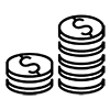 Icon representing a collective tax-free savings account solution for reaching shared savings goals.