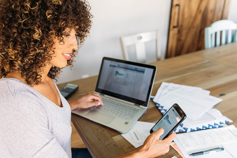 Manage your bank account