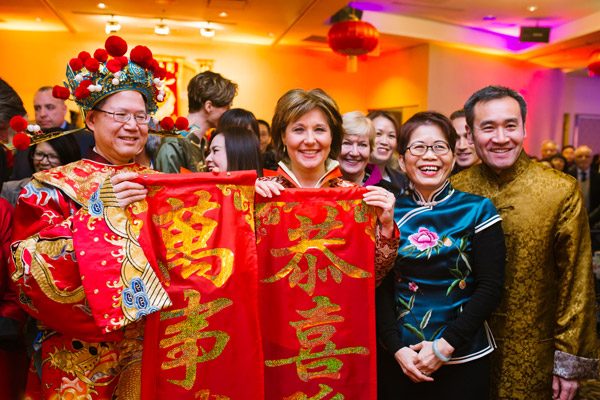 Chinese New Year Celebration participants.