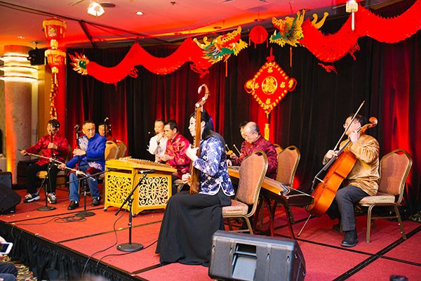 Zither and Erhu live performances.