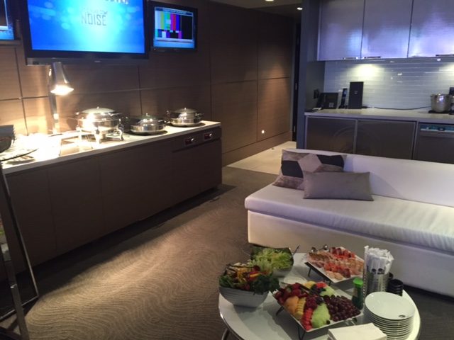 A suite at the roger's arena.