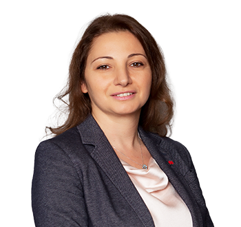 Photo of Carine Couchacgi , Associate  member of the team of experts. 