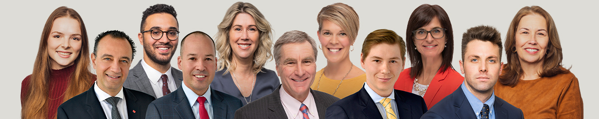Members of the Lalonde Doyon team.