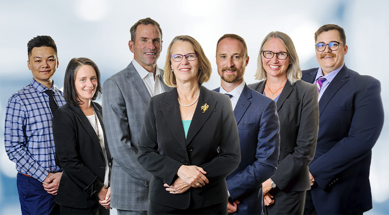 Meet Mountain Wealth Counsel, left to right: Chelsea, Carl, Greg, Lori, Mark, Meagan, Andrew.