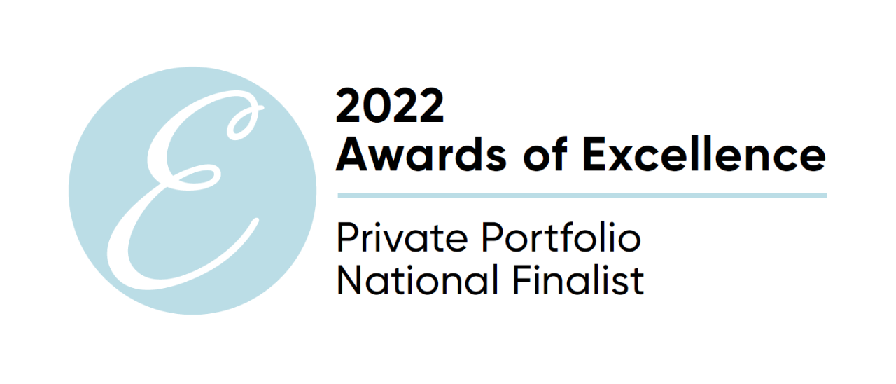 Radia Wealth 2022 Awards of Excellence Private Portfolio National finalist