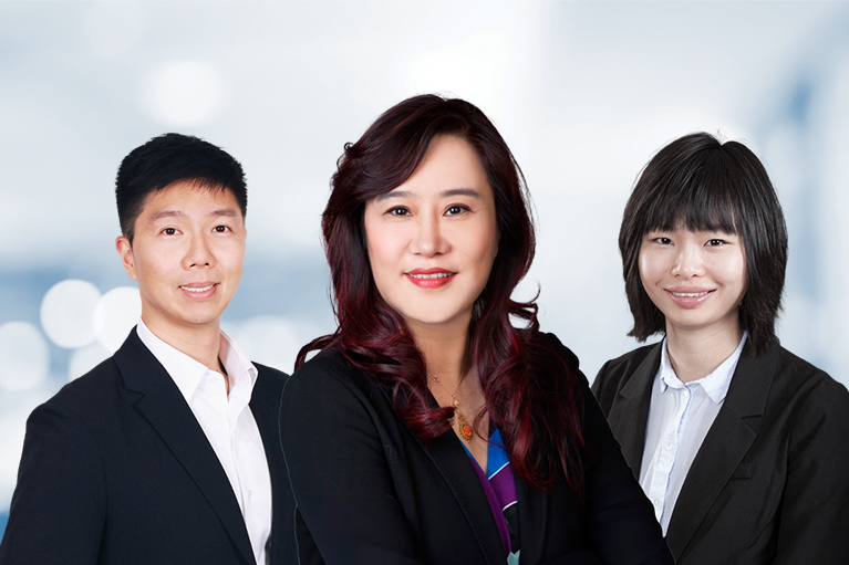 Picture of Rosy Shang team members.