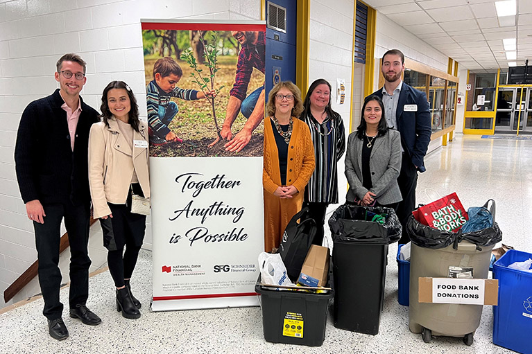 Schneider Financial Group at the 2022 Regina Food Bank