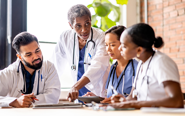 Image of medical professionals. 