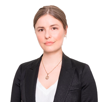 Photo of Kseniya Kazhamiaka, Associate, member of the team of experts.