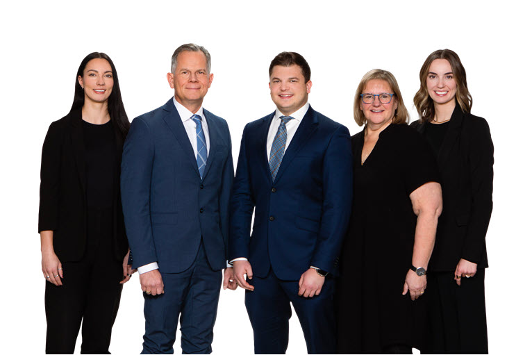 The Dumanowski Investment Group left to right: Karlee, Mark, Sam, Wendy, Shelby