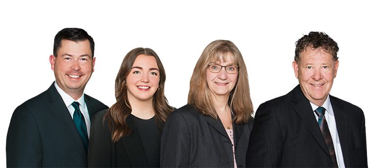 The MacPahil Sherwick Wealth Advisory Group from left to right, Connelly, Hannah, Lynn, Louise and Calvin.