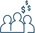 pictogram of personal tax allocation planning.